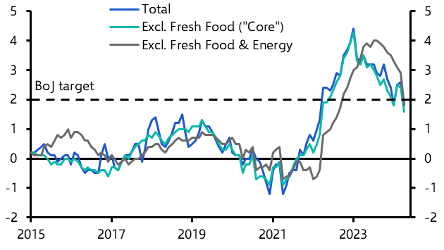 Plunge in Tokyo inflation won’t prevent BoJ tightening
