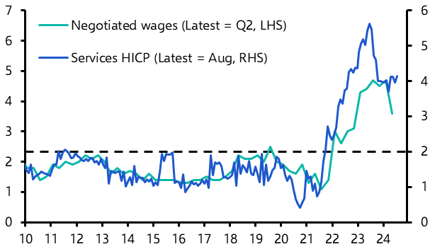 ECB will keep to steady 25bp cuts
