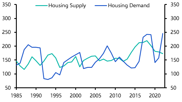 Rising household size will weigh on house prices
