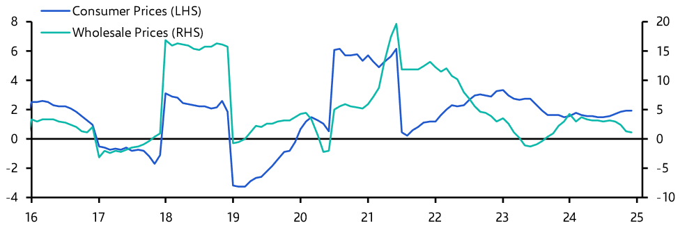 Saudi Arabia Consumer &amp; Wholesale Prices (Dec. 2024)
