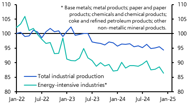 Euro-zone Industrial Production (December 2024)
