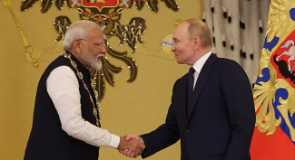 Modi meets Putin