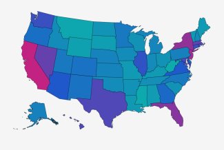 Choropleth Map of the US