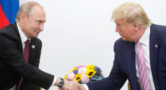 Donald Trump and Vladimir Putin