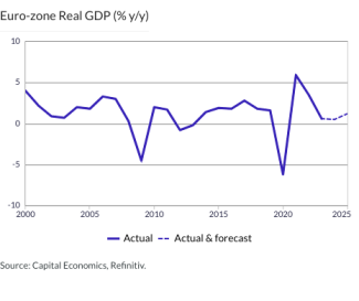 Euro-zone Real GDP (% y/y)