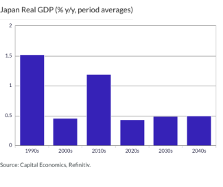 Japan Real GDP (% y/y, period averages)