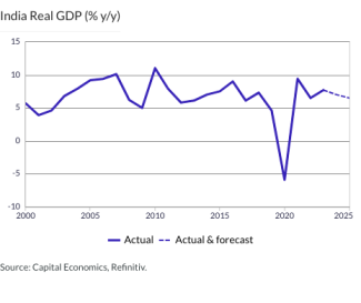 India Real GDP (% y/y)