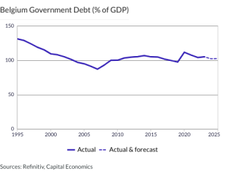 Belgium Government Debt (% of GDP)