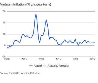 Vietnam Inflation (% y/y, quarterly)