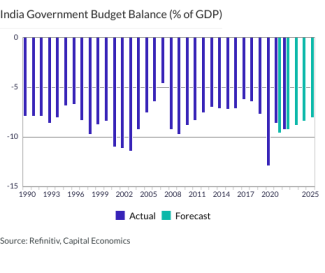 India Government Budget Balance (% of GDP)