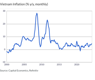 Vietnam Inflation (% y/y, monthly)