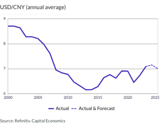 USD/CNY (annual average)