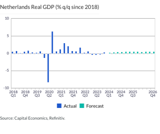 Netherlands Real GDP (% q/q since 2018)