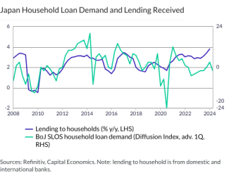 Japan Household Loan Demand and Lending Received