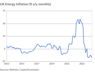 UK Energy Inflation (% y/y, monthly)