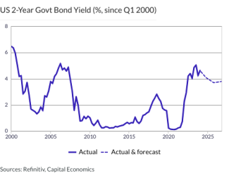 US  2-Year Govt Bond Yield (%, since Q1 2000)