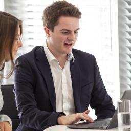 economist in a meeting